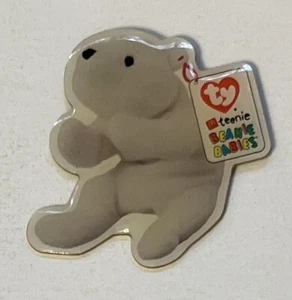 Chilly The Polar Bear ~ McDonald's Ty Teenie Beanie Babies Crew Pin~2000 Vintage - Picture 1 of 3
