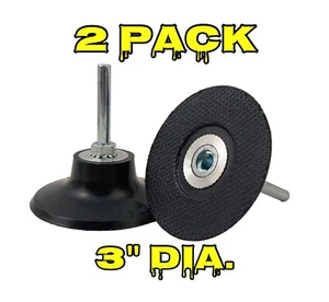 (Paquete de 2) Soporte de almohadilla de disco de respaldo Roloc de 3" para lijado acondicionador enrollable - Imagen 1 de 9