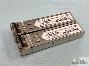 SET BESTEHEND AUS 2 - FTLF8519P2BNL FINISAR 1000BASE-SX 2GB 850nm 300M SFP TRANSCEIVERN  - Bild 1 von 3