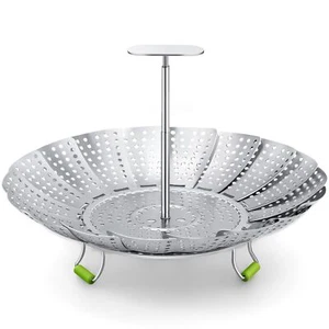 Cestello Vaporiera, Vaporiera per Verdure in Acciaio Inox di 3ª Generazione - Foto 1 di 8