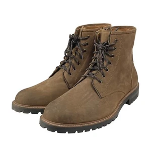 Steve Madden Men's 13 Kamden Lug Sole Leather Combat Boots Khaki - Bild 1 von 13