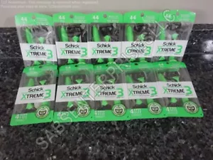 40 Schick Xtreme 3 SENSITIVE Men's Disposable Razors Shavers (10 packs of 4) NEW - Picture 1 of 8