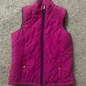 RL RALPH LAUREN CLASSIC STYLE QUILTED PINK COLOR VEST SIZE SMALL - Picture 1 of 4