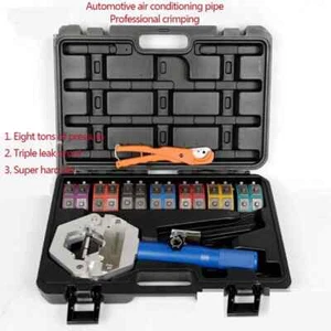 Portable Auto Air Conditioning Hose Crimper Air Conditioning Hose Crimping Tool - Picture 1 of 17