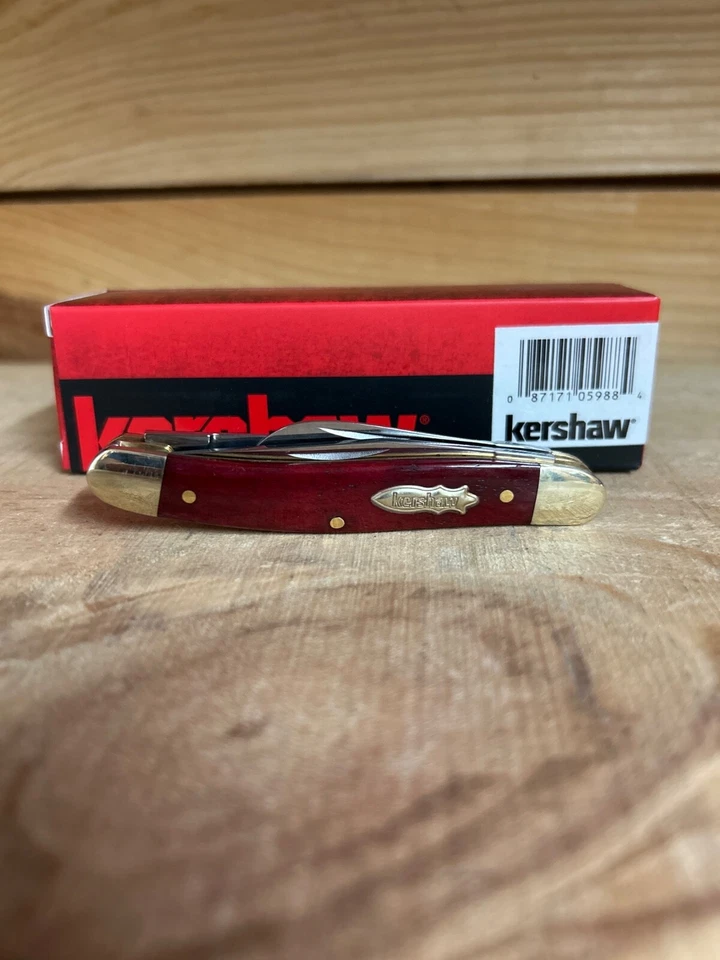 Kershaw Brandywine Folder Red Bone 4382RB D2 Steel Folding Knife