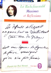 LA ROCHEFOUCAULD, MAXIMES ET RÉFLEXIONS, PAUL MORAND, LE LIVRE DE POCHE, 1965 - Picture 1 of 16