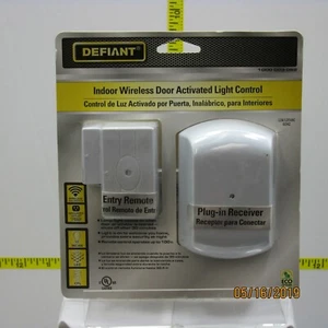 The listing for :(1) Defiant Wireless RF Door Entry w Receiver Lighting Control. - Picture 1 of 4