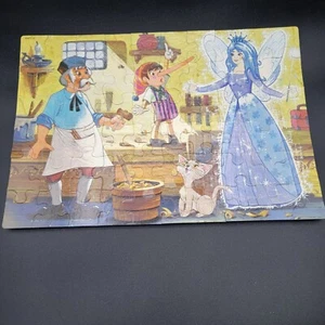 Milton Bradley 4987-11 Pinocchio Storybook Jigsaw Puzzle 60pc Ages 4-8 16"x11" - Picture 1 of 10