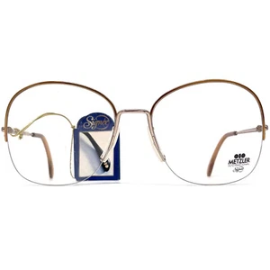 NOS vintage METZLER 7216 " SIGNEE " glasses - W.Germany 80's - Medium - Rimless - Picture 1 of 9