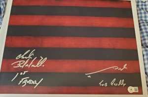 CHARLES BELARDINELLI & JIM DOYLE ELM SIGNED AUTOGRAPHED 8x10 PHOTO BECKETT - Picture 1 of 3