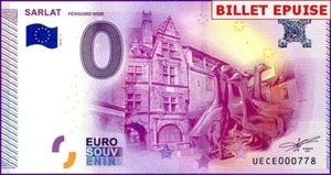 SARLAT (FAUTE) / BILLET 0 € / NULL EURO-SCHEIN / UECE 2015-1A - Picture 1 of 1
