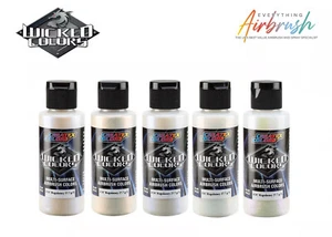 Createx Wicked Colors | Pearl-Flakes | Full Range (60ml Bottle) - Picture 1 of 28