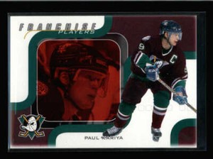 PAUL KARIYA 2002/03 IN THE GAME #201 FRANCHISE PLAYERS #095/200 BA6093