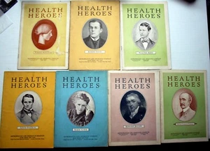 Lotto 7 HEALTH HEROES Met Life PASTEUR~REED~NIGHTINGALE~KOCH~CURIE~JENNER~TRUDEAU - Foto 1 di 9