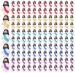 200 Pack Mini Jesus Figurines Bulk Easter Jesus Toys Resin Christ Sav... - Picture 1 of 6