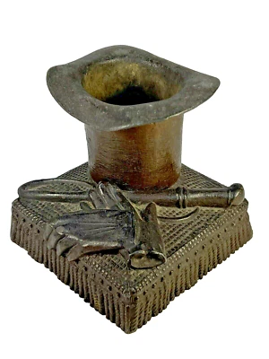 ANCIEN PYROGÈNE PORTE ALLUMETTES XIXème - Photo 1/4