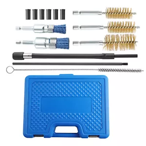 Diesel Fuel Injector Tool Seat Cleaner Injector Washing Kit Cleaning Brushes - Picture 1 of 8