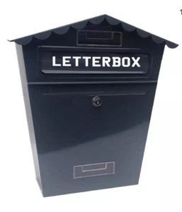 LETTERBOX sign sticker decal vinyl no smoking no cigarettes commercial shop - Picture 1 of 4