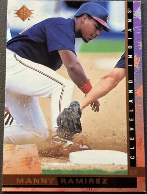 1997 Upper Deck SP Manny Ramirez #60 Cleveland Guardians  Card! D83 - Image 1 of 2