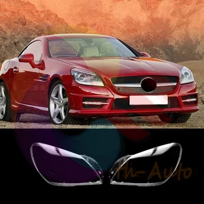 ✈ Cubierta de faro delantero izquierdo y derecho para Mercedes-Benz w172 SLK 2012-2016 Foto 1 de 4