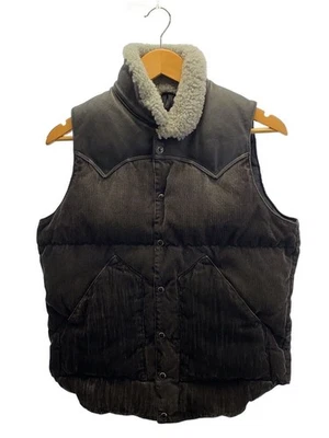 Rocky Mountain 羽毛床皮革开关抵肩背心 36 奥顿棕色 — 第 1/4 张图片