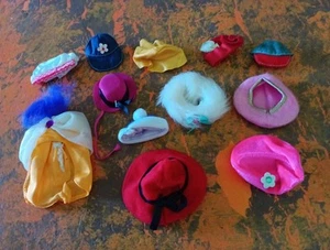 Vintage Barbie And Friends Lot Of 12 Hats Caps - Picture 1 of 4