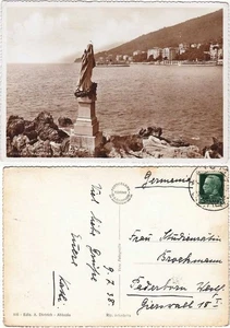 ABBAZIA - CROAZIA - MADONNA DEL MARE - VIAGG. 1938 -75790- - Imagen 1 de 1