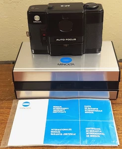 MINOLTA AF-C Película Compacta Enfoque Automático 35mm Pont & Shoot Cámara con Estuche - Imagen 1 de 12