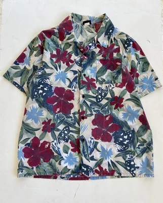 VTG 70s Hawaiian Casual Multicolor Button Down Short Sleeve Shirt USA Large - Image 1 of 4