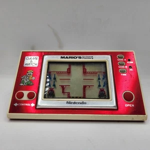Nintendo Game & and Watch Mario's Cement Factory (ungetestet) Vintage selten - Bild 1 von 9