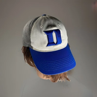 Duke Blue Devils Top of the World Stretch One Fit Men's Blue White Hat Cap - Image 1 of 4