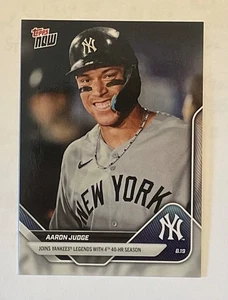2025 Topps Now #577 Aaron Judge 4ta temporada 40 HR. En stock - Imagen 1 de 2