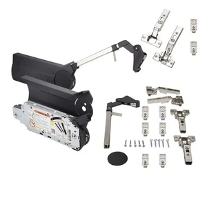 Herraje de puerta alta puerta de armario puerta de armario superior Aventos HF antracita flor - Imagen 1 de 16