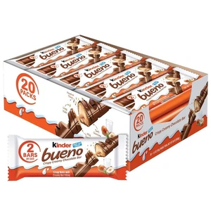 Crema de chocolate con leche y avellanas Kinder Bueno, a granel 1,5 onzas (paquete de 20)  - Imagen 1 de 6