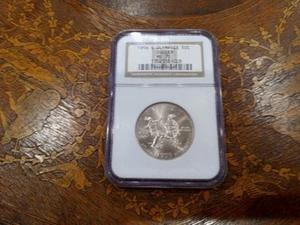 1996 S OLYMPICS SOCCER COMMEMORATIVE HALF DOLLAR 50C NGC MS70 - Picture 1 of 2