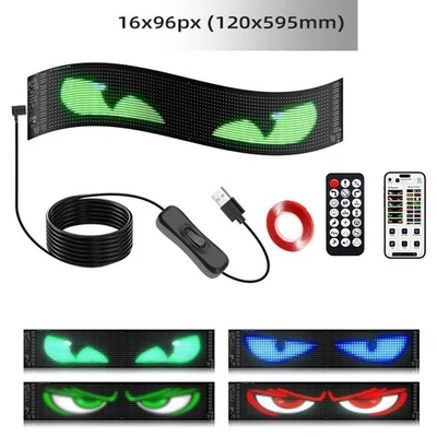 USB Flexible Addressable Pattern Scrolling Display RGB LED Matrix Pixel Panel 5V - Image 1 of 4