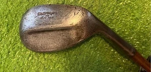 Antique Vintage WALTER HAGEN IRON MAN Wood Shaft WEDGE ! MOST REQUESTED ! L@@K ! - Picture 1 of 4