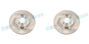 2x RAP BRAKES BREMSSCHEIBEN 282mm BELÜFTET VORNE passend für HONDA CIVIC CR-V FR - Bild 1 von 5