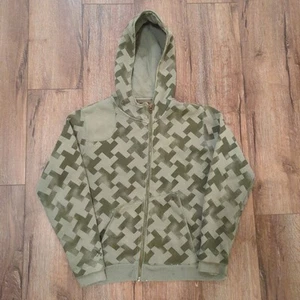 VTG DC Shoes Men's Small Zip Up Hoodie Sweatshirt Skate Thrashed Distressed Y2K - Picture 1 of 9