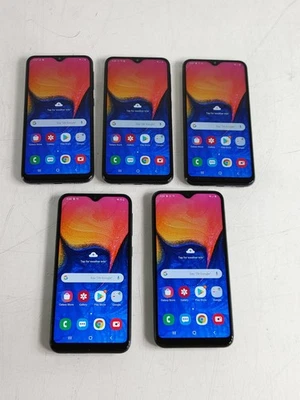 Lot of 5 Samsung Galaxy A10e SM-A102U 32 GB Android 9 Boost Only (Wi-Fi + 4G) - Image 1 of 4