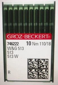 GROZ-BECKERT W&G513/110/18 - 100 PCS. NEEDLES - Picture 1 of 1