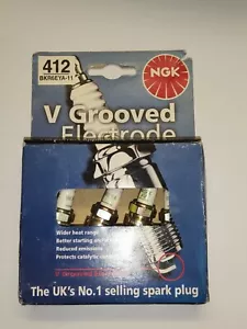 NGK BKR6EYA-11 ( 4073 ) X4 Spark Plugs - Picture 1 of 2