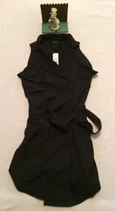 Banana Republic Women's Empire Waist Black Chiffon Maxi Dress Sz 12 Modal $110 - Picture 1 of 7