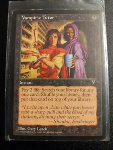 Magic the Gathering MTG Vampiric Tutor original from Visions Expansion - Picture 1 of 2