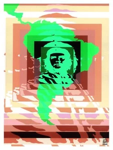 2301.Che Guevara political psychedelic Poster.Room Home Interior design wall art - Picture 1 of 1