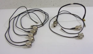 set of 8 Coax Jumpers Adapter   N Type to SMA Male  12 inch - Picture 1 of 9