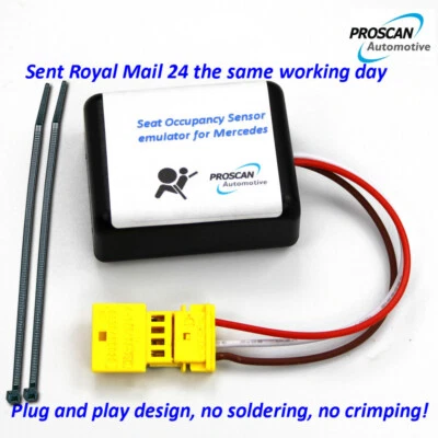 For Mercedes ML W163 Bypass Seat Occupancy Mat Sensor SRS Emulator - Image 1 of 2