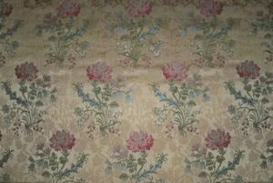 KRAVET LEE JOFA PORTIERE FLORAL WOVEN BROCADE UPHOLSTERY FABRIC 10 YARDS - Picture 1 of 7