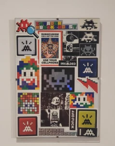 INVADER STICKERS COMPLETE COLLECTION - LIMITED EDITION - MIMA BRUSSELS 2022 - Foto 1 di 3