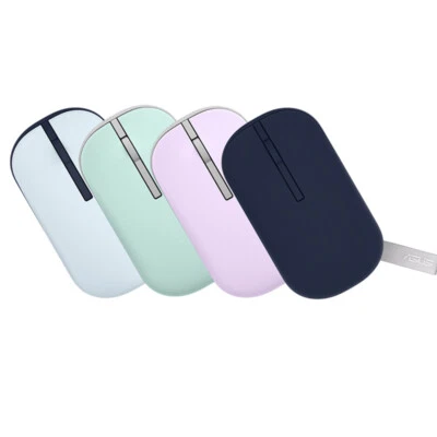 ASUS MD100 Original 1600DPI Wirelss&BT Mini Silent Compact Colorful Mouse+Cover - Image 1 of 4